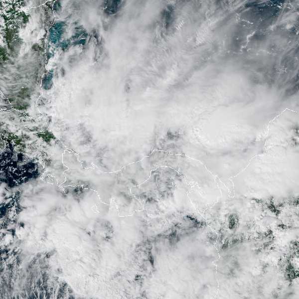 météo tropicale : Image satellite .