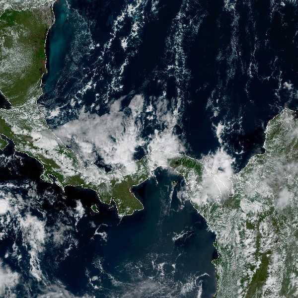 météo tropicale : Image satellite .