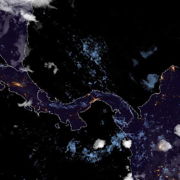 météo tropicale : Image satellite .