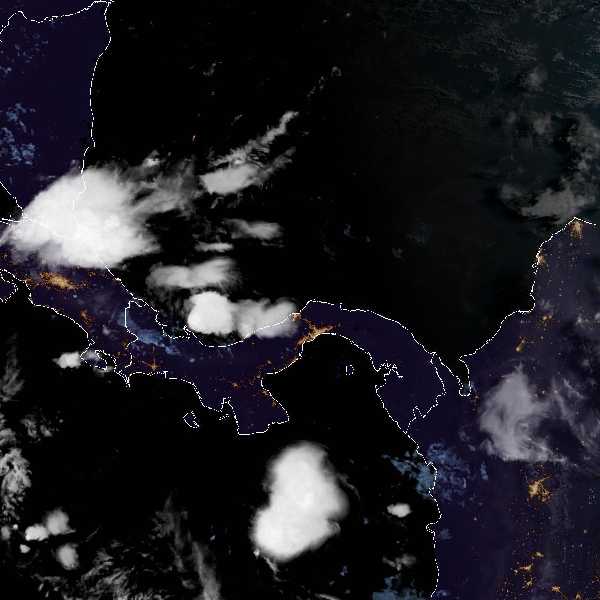 météo tropicale : Image satellite .