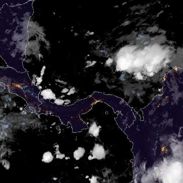 météo tropicale : Image satellite .