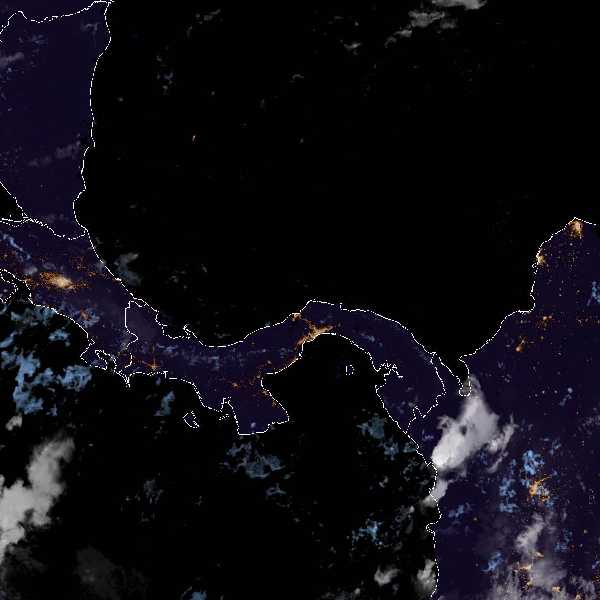 météo tropicale : Image satellite .