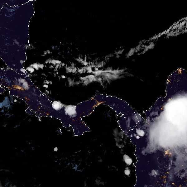 météo tropicale : Image satellite .
