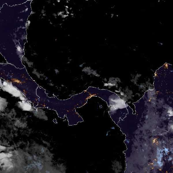 météo tropicale : Image satellite .
