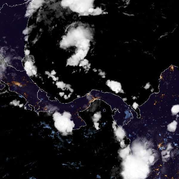 météo tropicale : Image satellite .