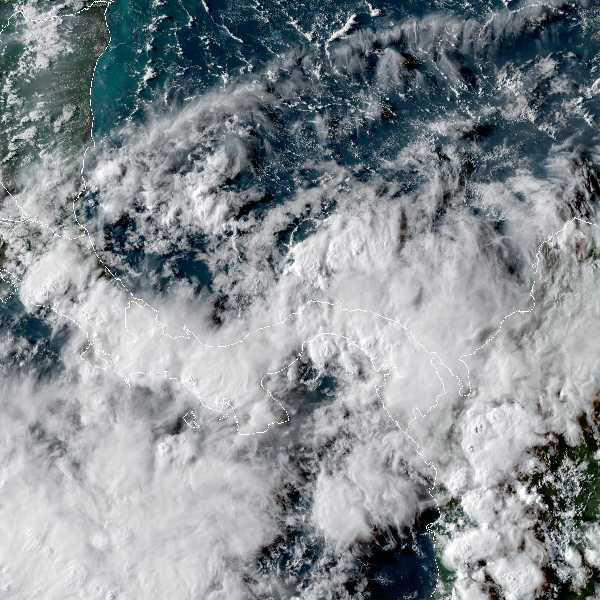 météo tropicale : Image satellite .