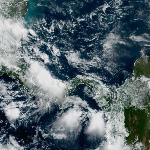 météo tropicale : Image satellite .