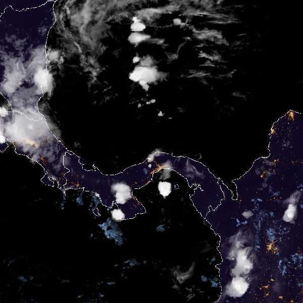météo tropicale : Image satellite .
