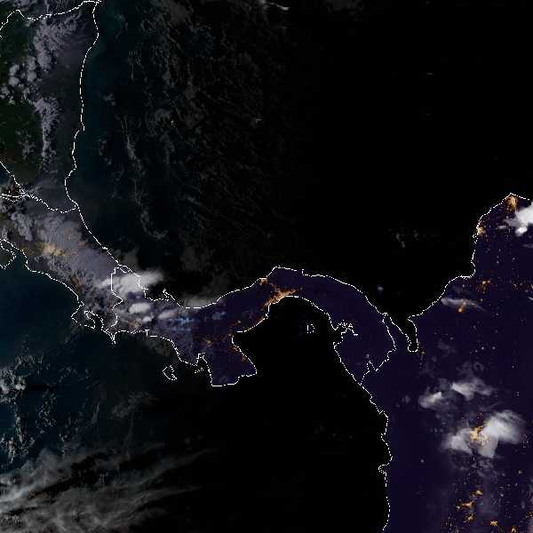 météo tropicale : Image satellite .
