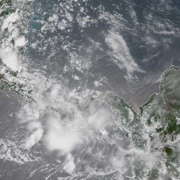 météo tropicale : Image satellite .