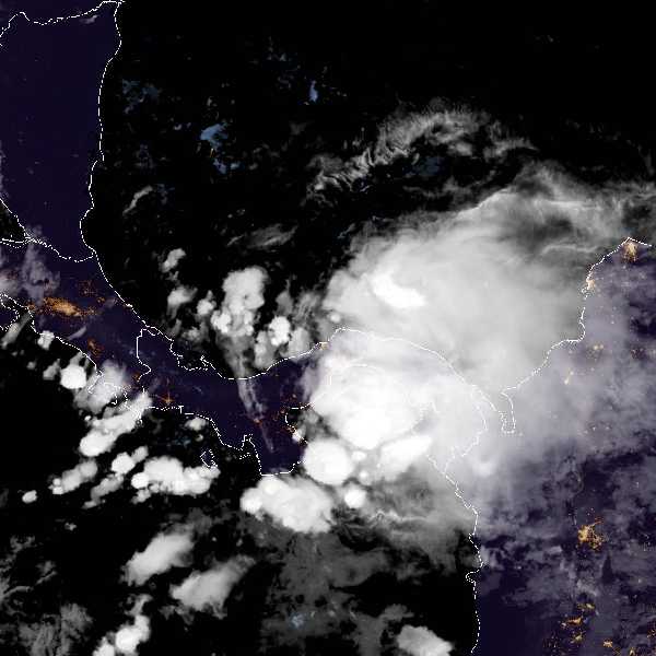 météo tropicale : Image satellite .