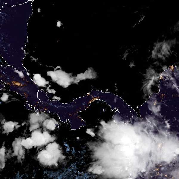 météo tropicale : Image satellite .