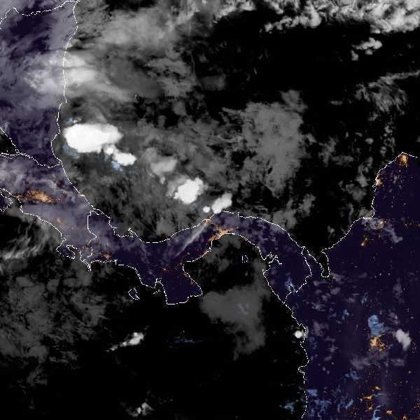 météo tropicale : Image satellite .