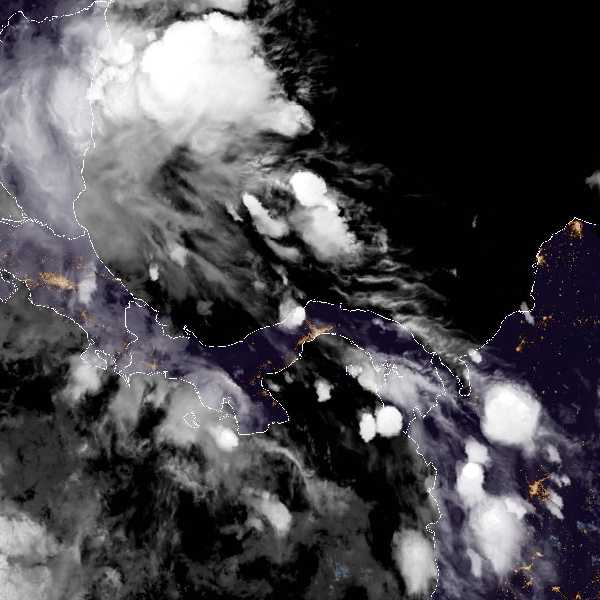 météo tropicale : Image satellite .