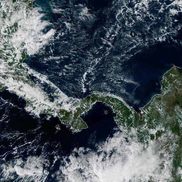 météo tropicale : Image satellite .
