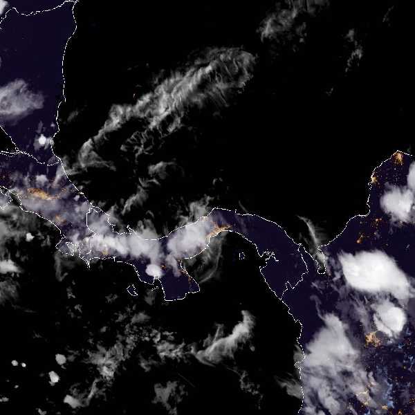 météo tropicale : Image satellite .