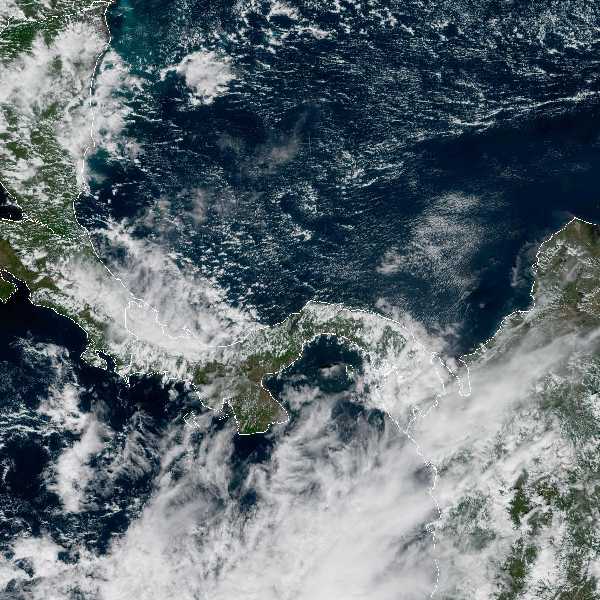 météo tropicale : Image satellite .