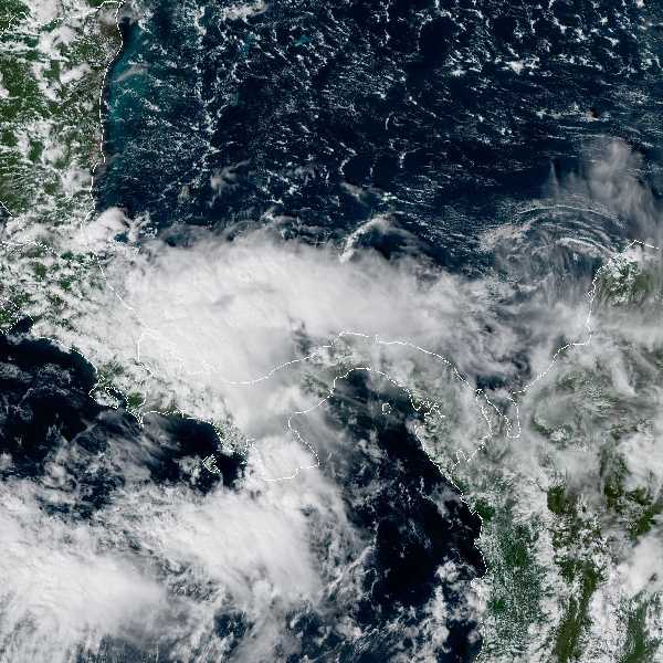 météo tropicale : Image satellite .