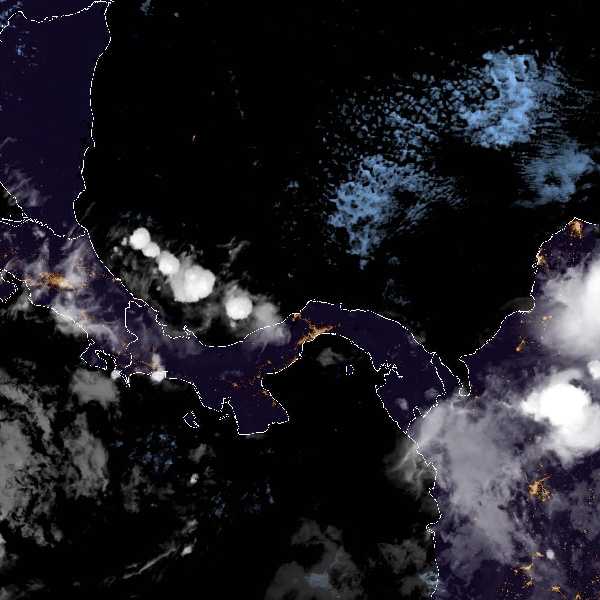 météo tropicale : Image satellite .