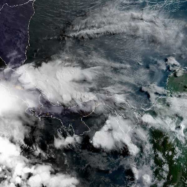 météo tropicale : Image satellite .