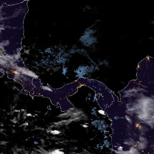 météo tropicale : Image satellite .