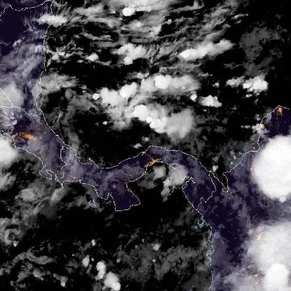 météo tropicale : Image satellite .