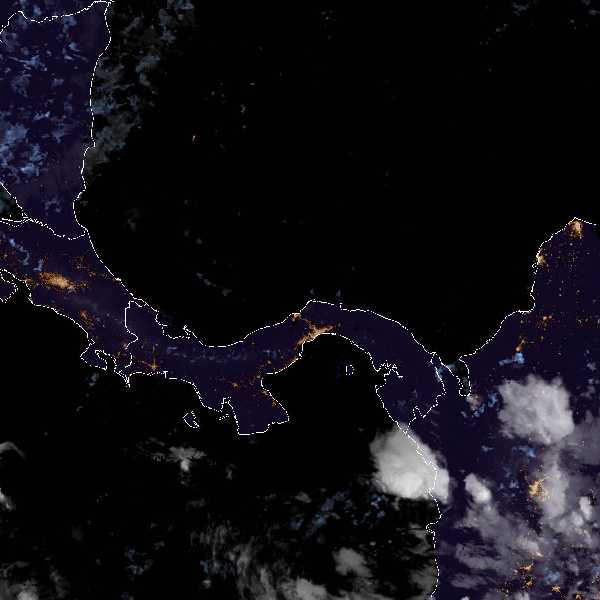 météo tropicale : Image satellite .