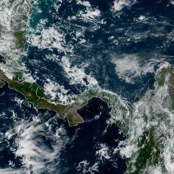 météo tropicale : Image satellite .