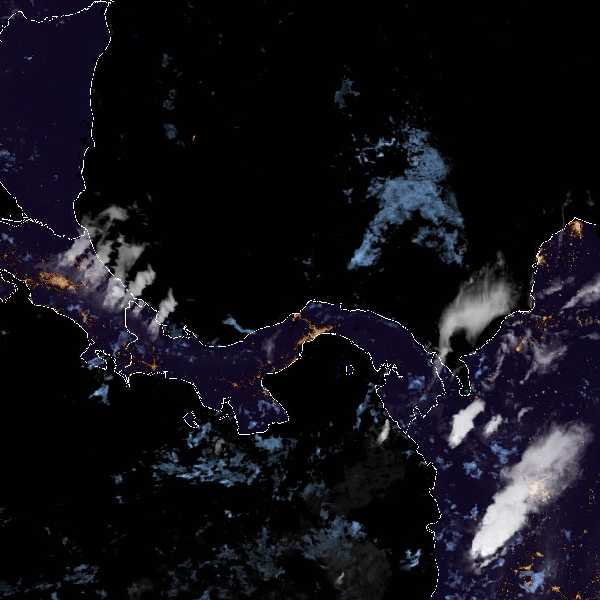 météo tropicale : Image satellite .