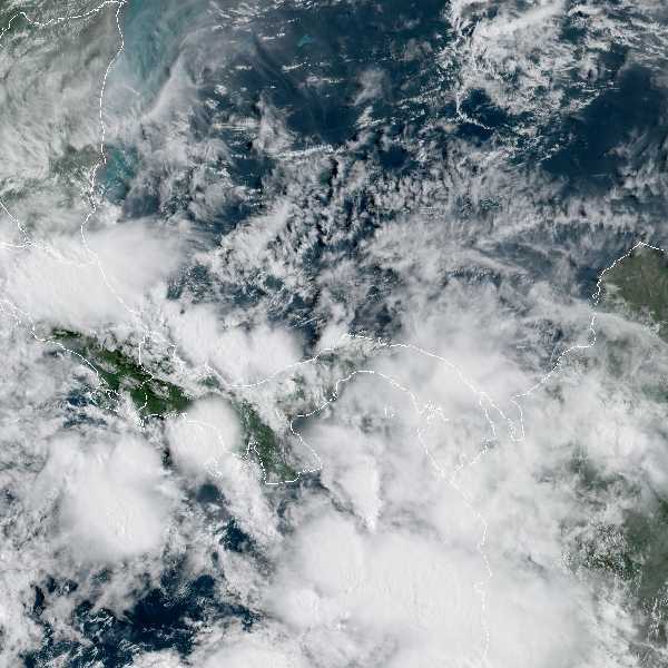 météo tropicale : Image satellite .