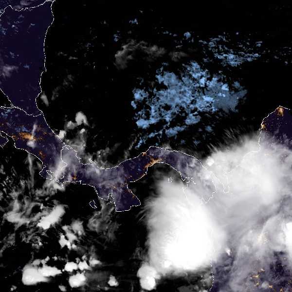 météo tropicale : Image satellite .