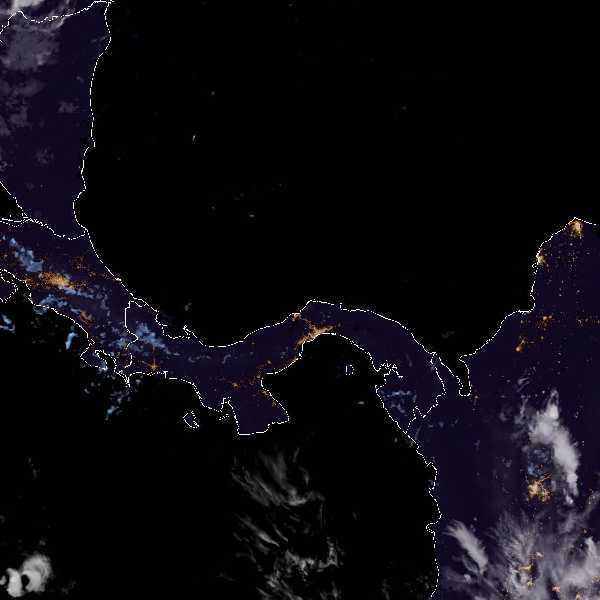 météo tropicale : Image satellite .