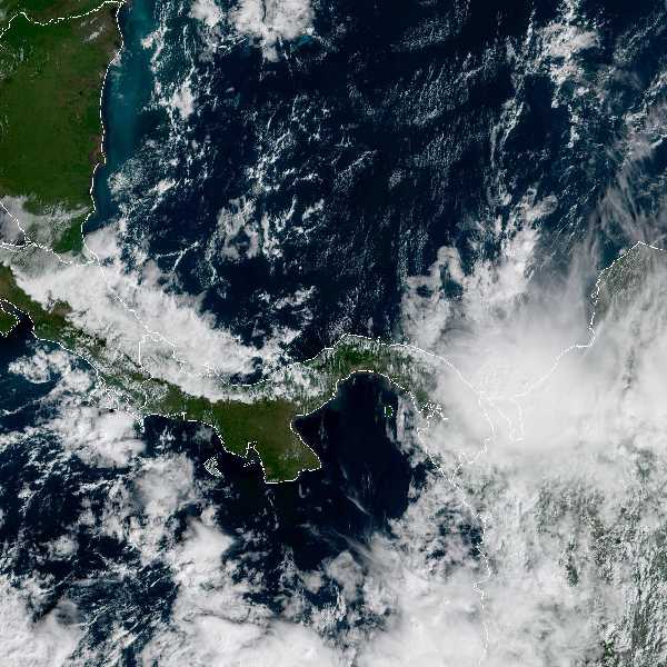 météo tropicale : Image satellite .