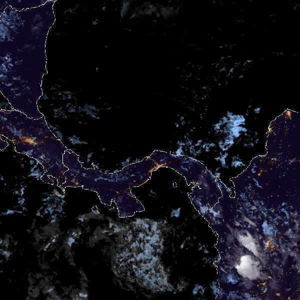 météo tropicale : Image satellite .