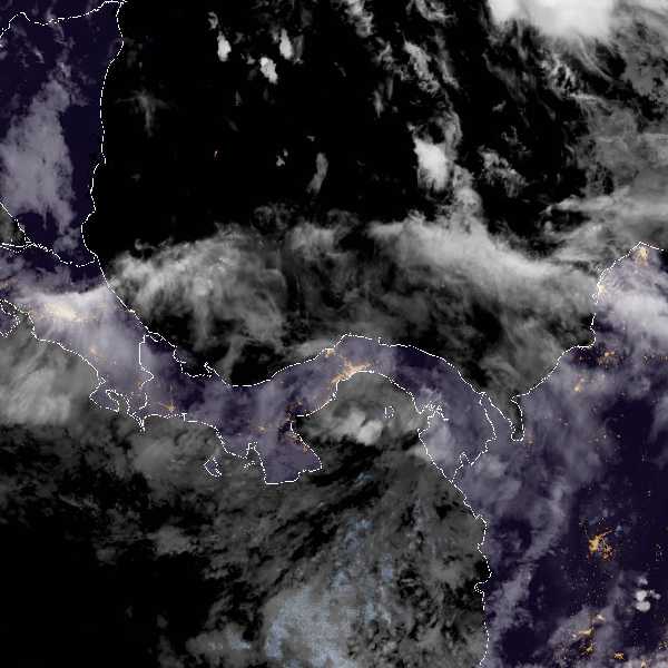 météo tropicale : Image satellite .