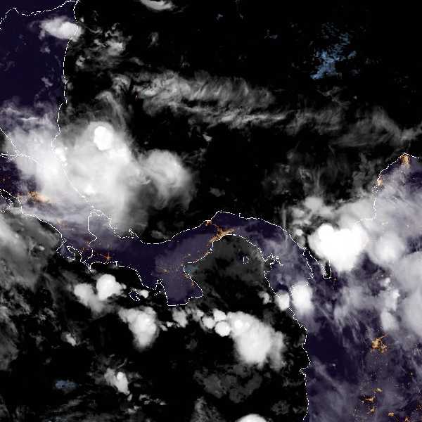 météo tropicale : Image satellite .