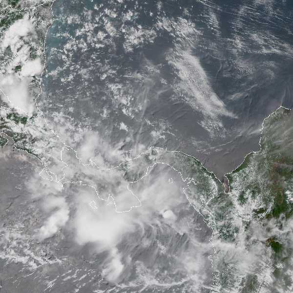 météo tropicale : Image satellite .