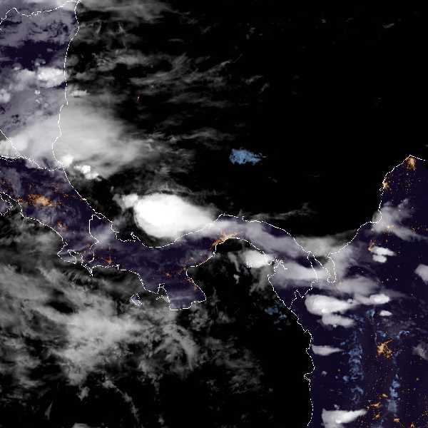 météo tropicale : Image satellite .