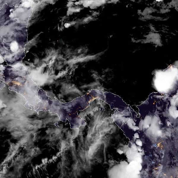 météo tropicale : Image satellite .