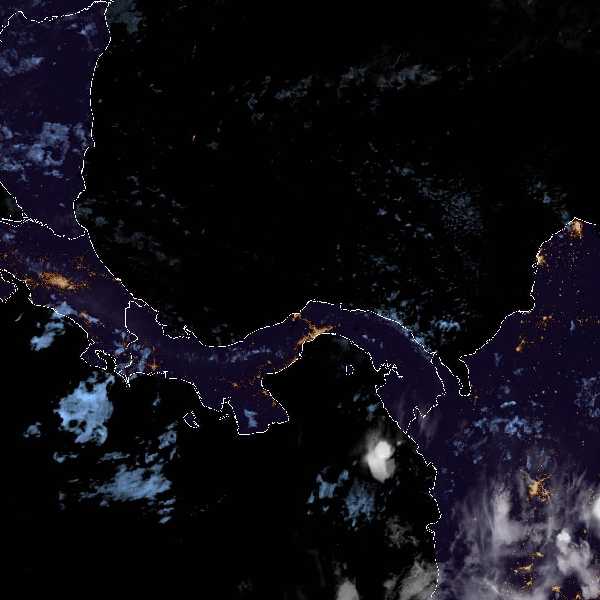 météo tropicale : Image satellite .