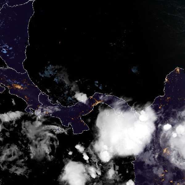 météo tropicale : Image satellite .