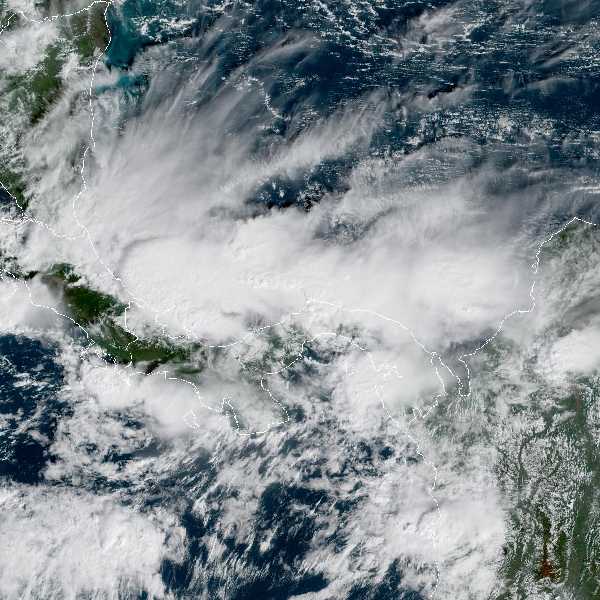 météo tropicale : Image satellite .