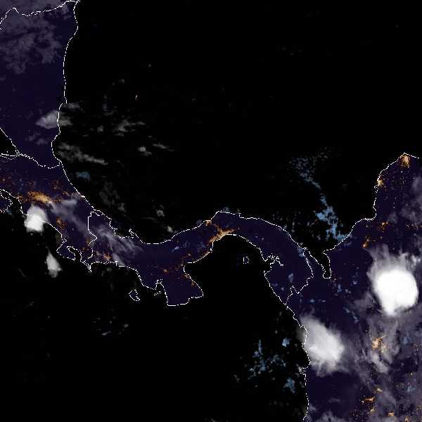 météo tropicale : Image satellite .