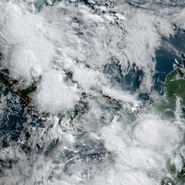météo tropicale : Image satellite .
