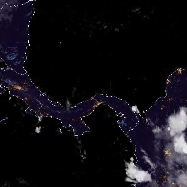 météo tropicale : Image satellite .