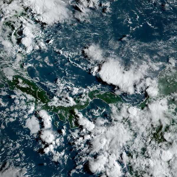 météo tropicale : Image satellite .