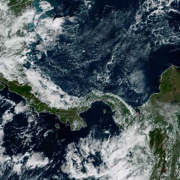 météo tropicale : Image satellite .