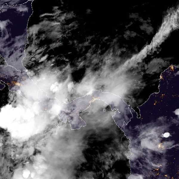 météo tropicale : Image satellite .