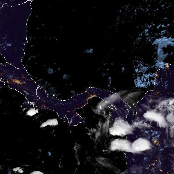 météo tropicale : Image satellite .