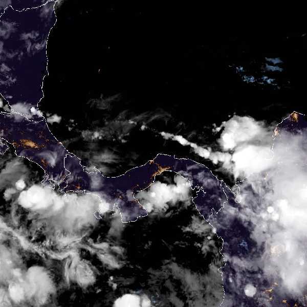 météo tropicale : Image satellite .